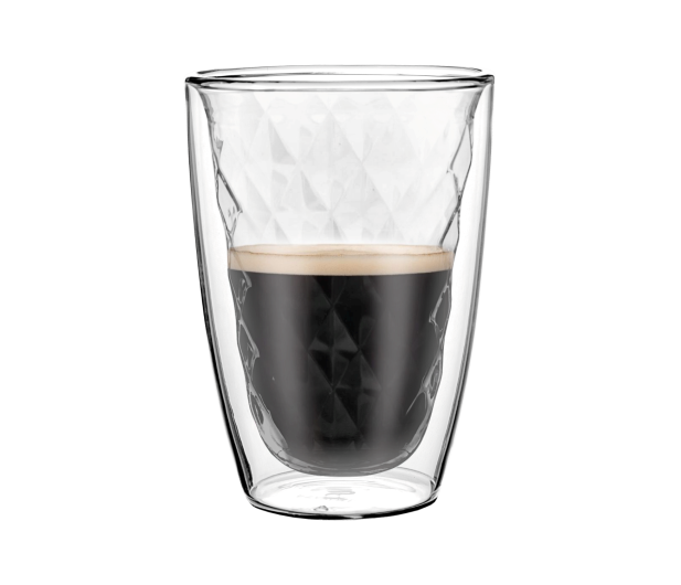 EZYSTYLE Szklanki termiczne Ezy Style "Diamond" 250ml do kawy/harbaty - 1462726 - zdjęcie 6